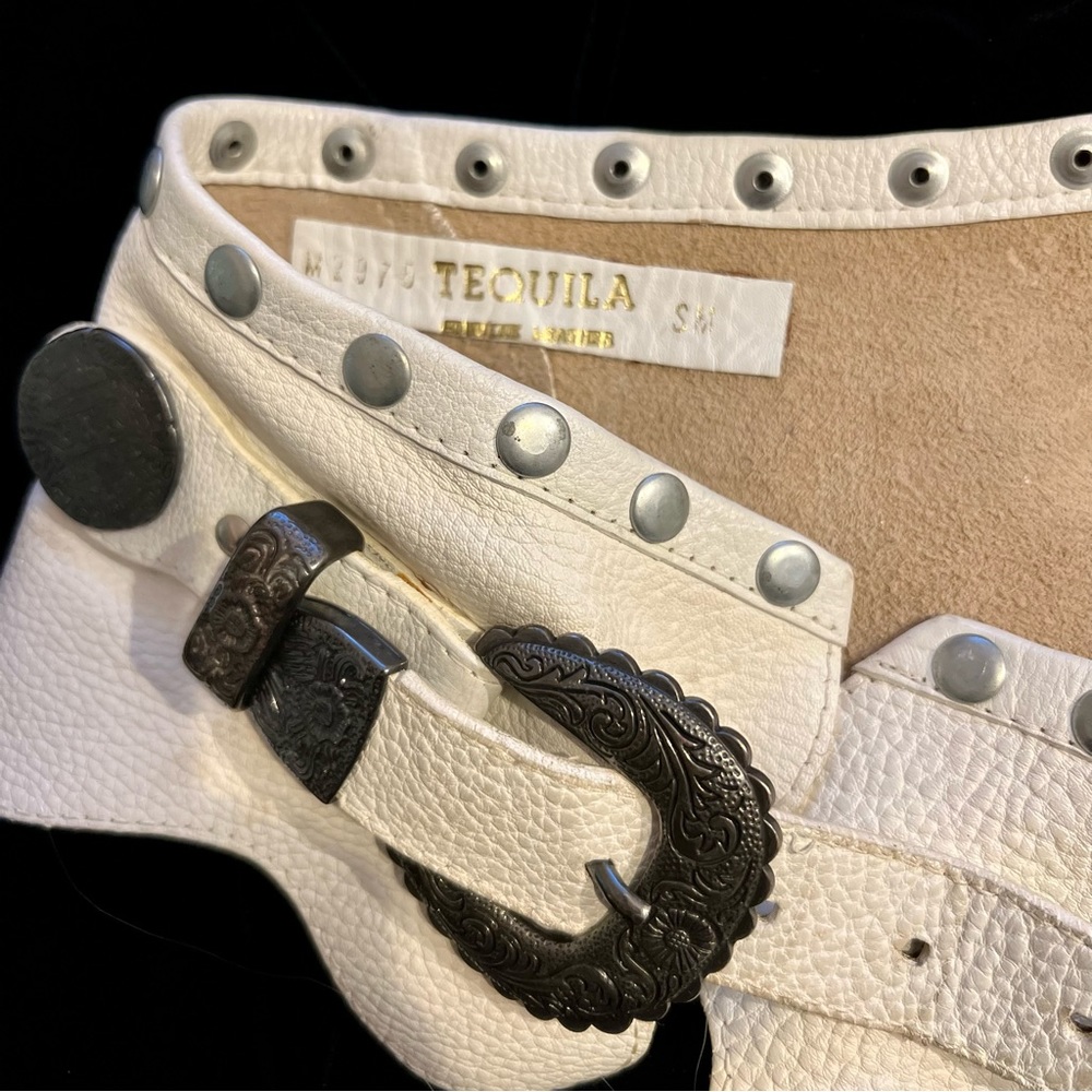 Vintage "Tequila" brand festival belt. Size small